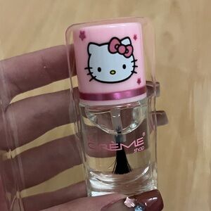 The Crème Shop hello kitty clear nail